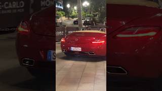 Mercedes SLS AMG Roadster in Monaco monaco mercedes supercars luxury [upl. by Hajidahk]