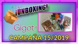 UNBOXING GIGOT  CAMPAÑA 152019 [upl. by Leumel897]