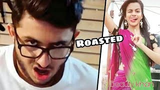 Carryminati Roasted Beauty Khan TikToker [upl. by Tarah71]