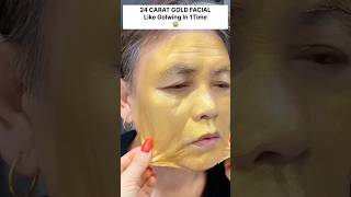 Parlour Like Golden Facial At HomeGet Glowing SkinRemove Dark Spots amp Pimple skin beauty shorts [upl. by Ailssa]