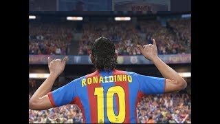 Ronaldinho LIVE now in PES2018 [upl. by Euhsoj]