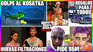 ACTUALIZACION de AÑO NUEVO GOLPE al KOSATKA REGALOS PARA TODOS INFO de GTA 6 amp JOKER GTA Online [upl. by Zollie]