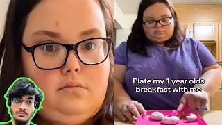 TikTok Mom Feeds 1 Year Old Donuts For Breakfast [upl. by Larry]