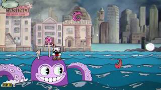 CupheadPacifist RunNo DamagePerfect ScorePerilous Piers [upl. by Anirbac]