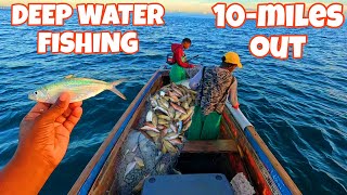 FISHING FOR SNAPPERS amp GRUNT 10miles OFF THE SOUTH COAST OF JAMAICA [upl. by Osborne540]