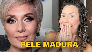 Maquiagem PELE MADURA para INICIANTES [upl. by Derinna]