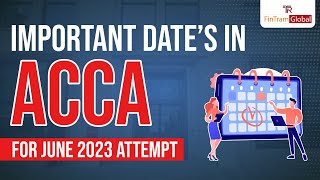 ACCA Important Announcement  ACCA Exam Dates  ACCA Lectures  ACCA Exam Booking for June Attempt [upl. by Nnylkoorb]