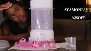 quotHOW TO STERILIZE BABY BOTTLESquotGrownsys Baby Bottle Sterilizer Review [upl. by Bartholomeo661]