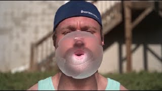 Amazing Bubble Gum Pop in Slow Motion with Furious Pete  Slow Mo Lab [upl. by Aihsenet]