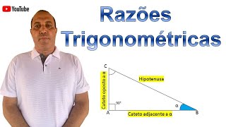 Razões Trigonométrica  Seno cosseno e tangente [upl. by Paugh]