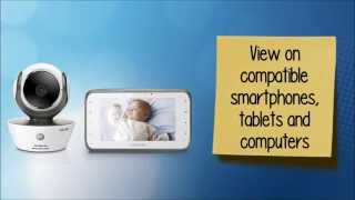 Motorola MBP854CONNECT Dual Mode Baby Monitor [upl. by Onailimixam]