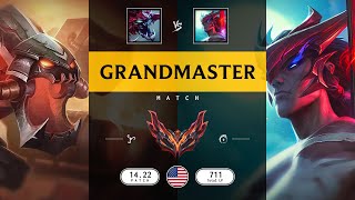 Grandmaster Match Super ChoGath vs Super Yone  NA server Patch 1422 [upl. by Catarina]