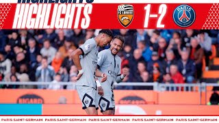 HIGHLIGHTS  LORIENT 12 PSG I NEYMAR JR amp DANILO ⚽️ [upl. by Ecnarret906]