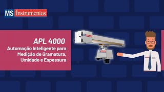 Automação Inteligente para Medição de Gramatura Umidade e Espessura  APL 4000 [upl. by Ennasor]