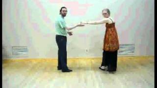 Contra Dance Flourishes How to Do a Rollover [upl. by Ennahgiel]