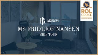 Brand New Hurtigruten MS Fridtjof Nansen  Step on board her first ever ship tour [upl. by Eronaele]