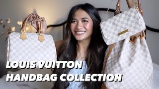 Louis Vuitton Handbag Collection  Part I Damier Azur [upl. by Ojeillib806]