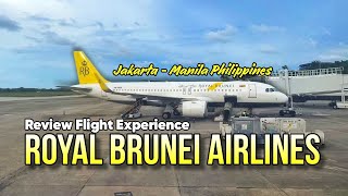 Review Experience Pesawat Royal Brunei Airlines  Jakarta Manila transit Brunei [upl. by Echo246]