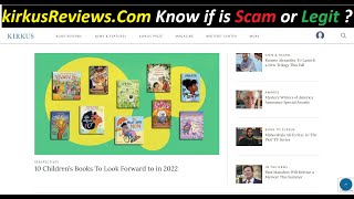 kirkus  kirkus Reviews  kirkusReviews Com Reviews  kirkusReviewsCom Know if is Scam or Legit [upl. by Nierman]