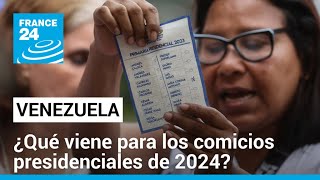 El futuro electoral de Venezuela la incógnita ante las presidenciales de 2024 [upl. by Keraj]