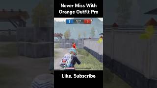 Never miss with Orange outfit Pro😱bgmipubgmobilepubggamingshorts [upl. by Oiragelo]