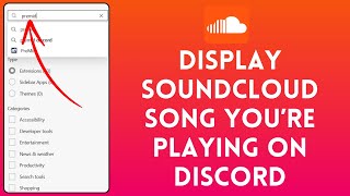 How to Display SoundCloud Song You’re Playing on Discord 2024  SoundCloud Tutorial [upl. by Fotinas]