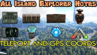 All Island Explorer Note locations in Ark Survival Evolved [upl. by Hillard668]