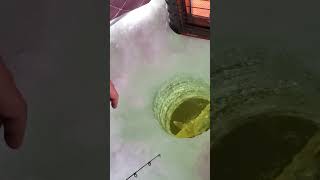 Big Walleye in Shallow Water Ice Fishing [upl. by Caraviello]