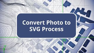 Convert Photo to SVG Process  File Format Conversions [upl. by Enelhtac]