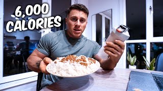 6000 CALORIE DAY OF BULKING  CHEST day 10 [upl. by Iggie818]