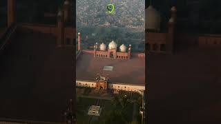 Badshahi Mosque Lahore Majestic Beauty from Above  Aerial Drone View [upl. by Zarah576]