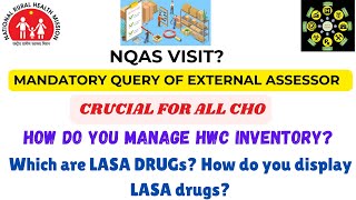 NQAS  Inventory Management ll LASA DRUGS llnqas inventory inventorycontrol [upl. by Salahi]