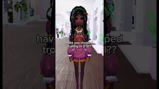 Ill never stop roblox dti dresstoimpress funny robloxedit shorts youtube meme fashion edit [upl. by Tharp382]