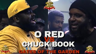 O RED vs CHUCK BOOK  GATES of the GARDEN  RAP BATTLE [upl. by Quillan]