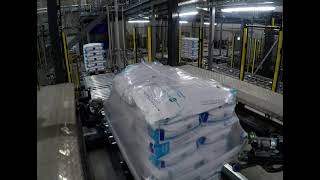 How to create stability for milk powder with stretch hood wrapping [upl. by Dennet]