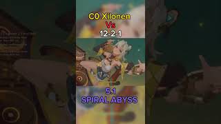 C0 Xilonen PlungeDps Vs 1221 51 Spiral Abyss Floor 12 [upl. by Ketchum]