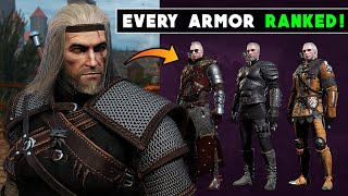 Witcher 3  All Witcher Armor Ranked WORST to BEST [upl. by Januisz267]