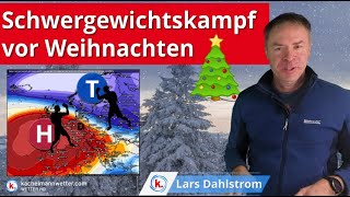 Schwergewichtskampf vor Weihnachten  Chancen auf weiße Weihnachten gehen zurück [upl. by Hagood]