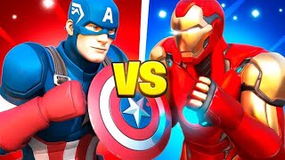 Captain America VS Iron Man l Stickman Heroes Battle of God gameplay l [upl. by Mientao]