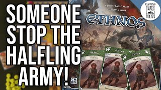 These halflings are taking over the continent ETHNOS Board Game Gameplay [upl. by Aillimac572]