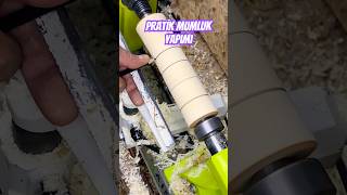 En Pratik Mumluk Yapımı mumluk woodworking shorts [upl. by Eillil]