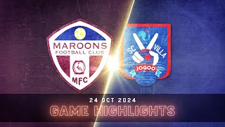 EXTENDED HIGHLIGHTS  Maroons FC 11 SC Villa Jogoo  StarTimes UPL MD6 2425 [upl. by Bart]