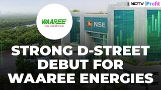 Waaree Energy Sees Bumper Listing Heres What The Management Has To Say [upl. by Jaqitsch121]