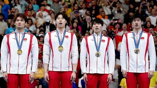 Qin Haiyang walks out of the Paris Olympics in the most handsome pose Imitate his Catwalk Entrance [upl. by Karolyn]