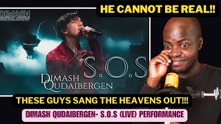 HOW IS DIMASH A REAL PERSON Vocal coach reacts to DimashQudaibergenofficialSOS dunterren LIVE [upl. by Adella]