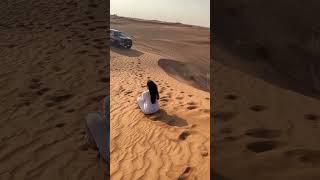 🎥 Sand Boarding The Ultimate Desert Adventure in Dubai [upl. by Tiram]