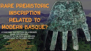 Rare inscription in preRoman language may be related to Basque [upl. by Ilamad531]