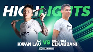 🇭🇰 Lau v Elkabbani 🇪🇬  Malaysia Squash Cup 2024  RD1 HIGHLIGHTS [upl. by Idolla594]