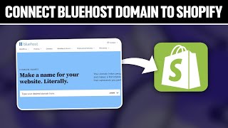 How To Connect Bluehost Domain To Shopify 2024 Full Tutorial [upl. by Atnauqal]