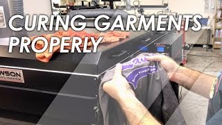 Properly Curing Plastisol Ink on Your Garments [upl. by Arracahs]